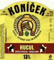 Konicek - Hucul 13%, Svetly special - single hop etiketa