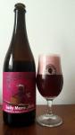 Clock - Clock and Chroust Lady Marmalade 15°, Double Blackberry, Raspberry, Rhubarb and Blueberry Sour Ale lahev a sklenice