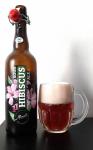 Albrecht - Hibiscus, Sour Ale Lahev a sklenice