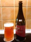 Libertas - Raspberry sour ale 10°, Berliner Weisse lahev a sklenice