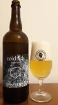 Cerny potoka - Cold Fish 11°, Session IPA lahev a sklenice