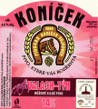 Konicek - Valach-tyn 14%, ruzove silne pivo etiketa