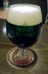 Olivuv pivovar - Theodor stout 13°,  sklenice piva Olivuv pivovar - Theodor stout 13°