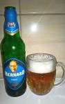Bernard Free, nealkoholicke svetle pivo lahev a sklenice