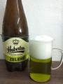 Hubertus - Zelene, Zelene pivo - Velikonocni special lahev a sklenice